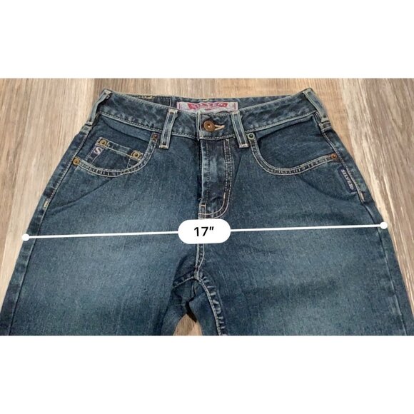 Silver Jeans Womens Blue Denim Pants Flare Leg Mid Rise Medium Wash Size 25/31 - Picture 9 of 13